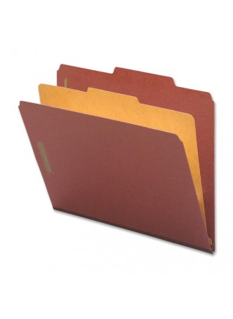 Letter - 8.50" Width x 11" Sheet Size - 4 - 2", 1" Fastener Capacity for Folder, Divider - 1 Dividers - 25 pt. Folder Thickness - Pressboard - Redrope - Recycled - 10 / Box - nat01050